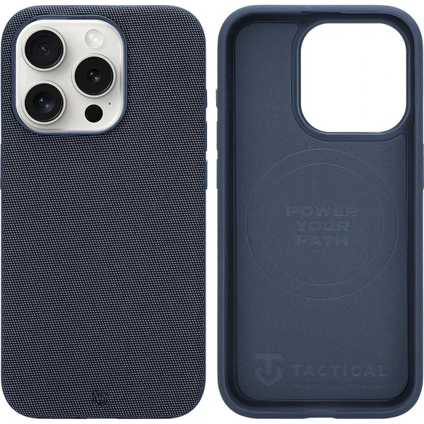 Tactical MagForce WEARe Kryt pre Apple iPhone 15 Pro Blue - Puzdra - Obrázok 46288581d4af4d6cb2bbff66870f47c6
