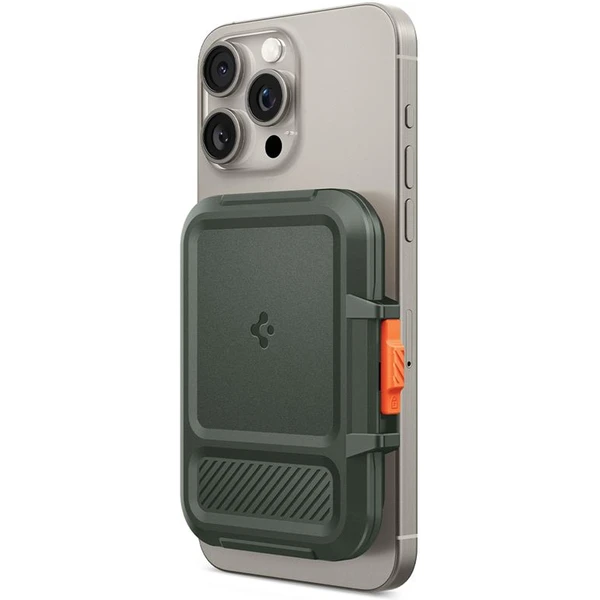 Spigen Lock Fit MagSafe Wallet peňaženka tmavo zelená - Peňaženky - Obrázok 462be35b12cd4f7aa523484e8c049b8e