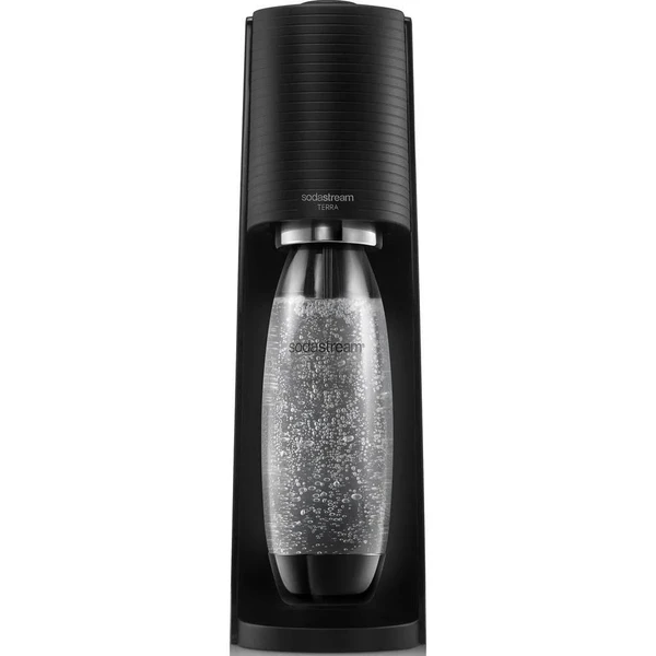 SodaStream Terra Black výrobník sódy, mechanický, 1l fľaša SodaStream Fuse, bombička s CO2, čierny - Výrobníky sódy - Obrázok 463fd9a8b4824ad5ba00d6ff7eb46be1