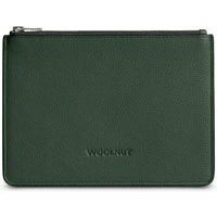 Woolnut Leather Pouch (Flat) kožené púzdro tmavo zelené - Organizéry