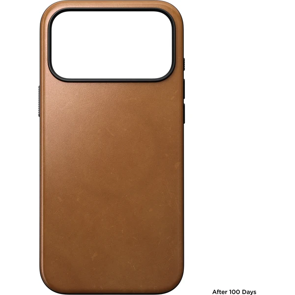 Nomad Modern Leather MagSafe kožený kryt iPhone 18 Pro Max English Tan - Puzdra - Obrázok 466dc33fdcac4475b611471b96732a76