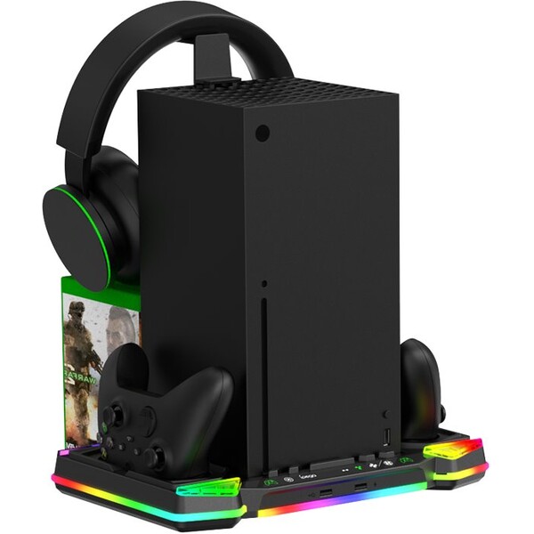 iPega XBX025S nabíjacia RGB stanica s chladením pre Xbox Series X