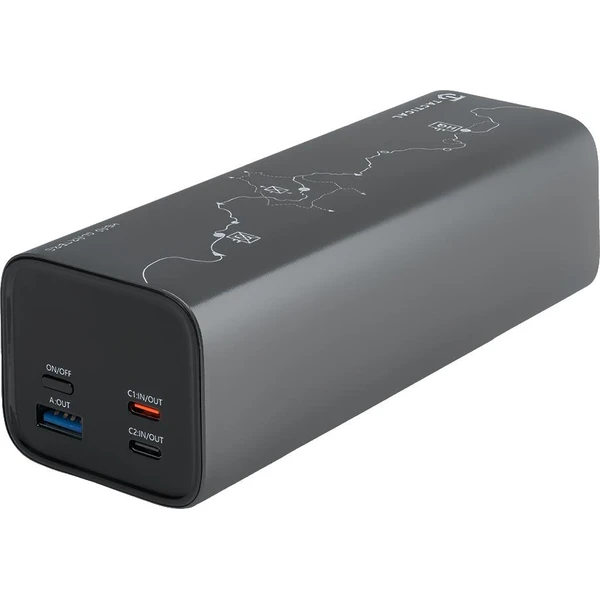 Tactical Squad Head Quarters powerbanka (1xUSB-A, 2xUSB-C) 65W 27000mAh šedá - Powerbanky - Obrázok 46767d49103c45e9b5601a1281157827