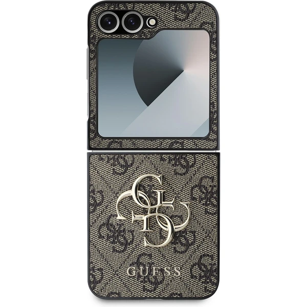 Guess PU 4G Metal Logo kryt Samsung Galaxy Z Flip 6 hnedý - Puzdra - Obrázok 4682352c67544c28a13d1098090bd30e