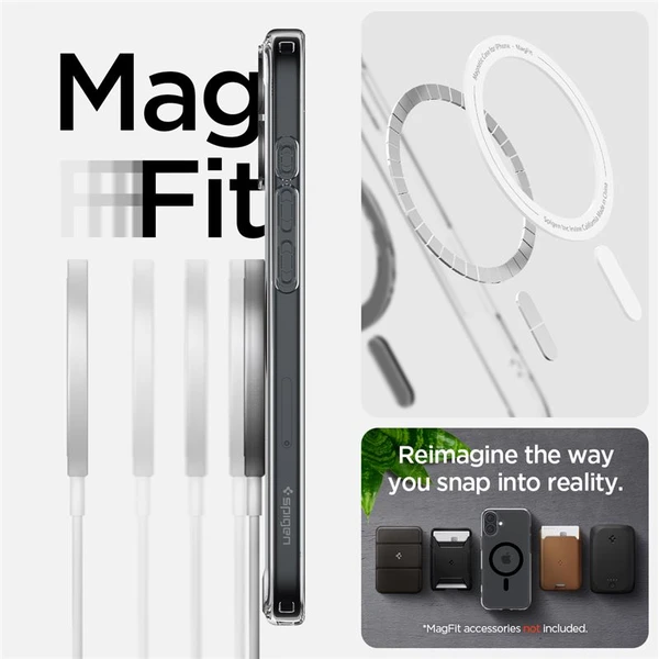 Spigen Ultra Hybrid MagSafe kryt iPhone 16 black - Puzdra - Obrázok 46973ad814084d8590f22616c3dca62c