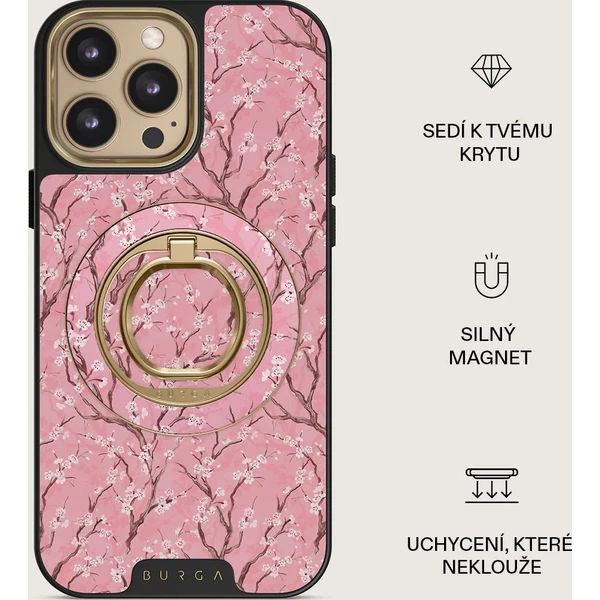 Burga Magnetic Ring držiak Sakura zlatý - Držiaky - Obrázok 469d4d0a8a9845f4b944d15dd4623db9