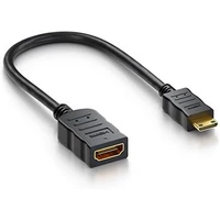 PremiumCord Flexi HDMI/Mini HDMI redukcia 0,13 m čierna - Káble a redukcie