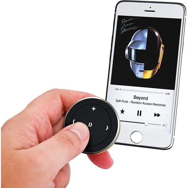 Satechi Bluetooth Media Button strieborný - Ovládače - Obrázok 46BF000O01