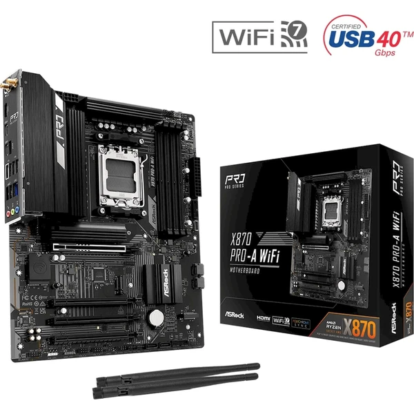 ASRock X870 PRO-A WIFI - Základné dosky - Obrázok 46DM000K01