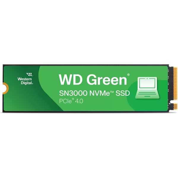 WD GREEN SSD 1TB SN3000 PCIe Gen4x4 M.2 2280