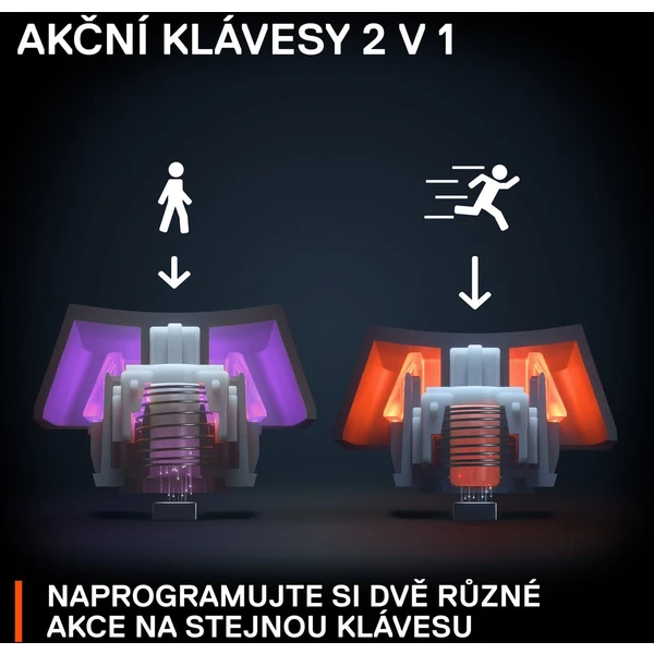 SteelSeries Apex Pro Mini bezdrôtová herná klávesnica UK - Klávesnice - Obrázok 46M3000O01