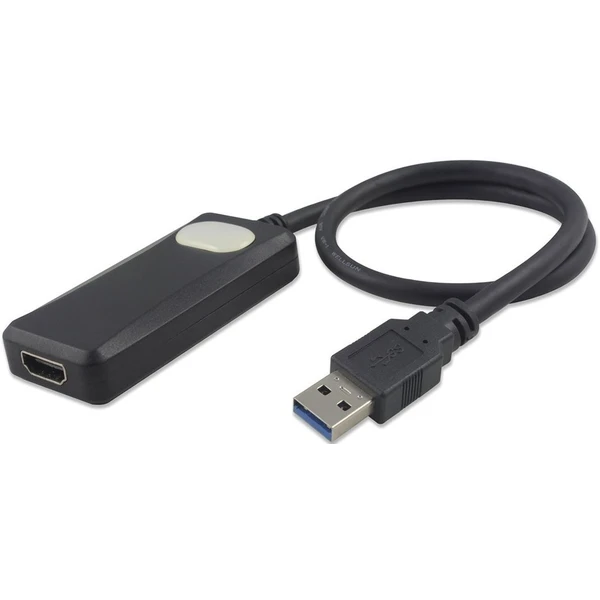 PremiumCord USB-A/HDMI redukcia čierna - Káble a redukcie - Hlavný obrázok