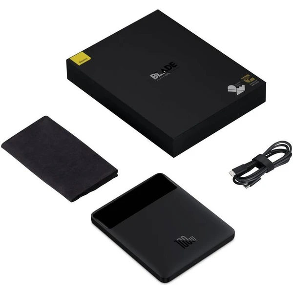 Baseus Power banka Blade 20000 mAh 100W 2xUSB-A/2x USB-C čierna - Powerbanky - Obrázok 46X5000L01