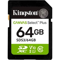 Kingston Canvas Select Plus SDXC 64GB - Pamäťové karty