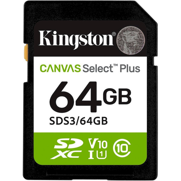 E-shop Kingston Canvas Select Plus SDXC 64GB