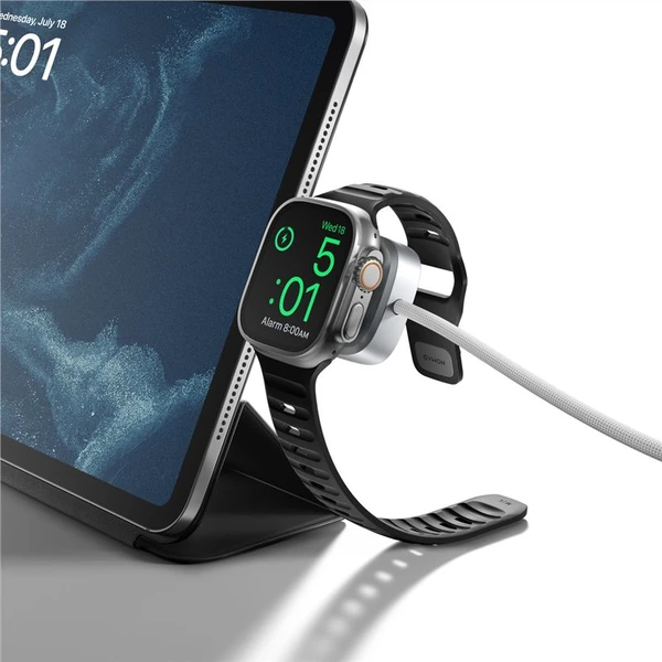 Nomad Universal Cable pre Apple Watch, USB-C 100W, 1.5m, biely - Nabíjačky - Obrázok 46ad53763d8e413eaedfb12348cac367