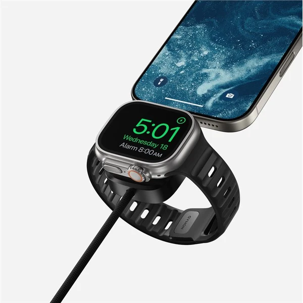 Nomad Universal Cable pre Apple Watch, USB-C 100W, 1.5m, čierny - Nabíjačky - Obrázok 46be73c7e69a4813bee21206f419017f