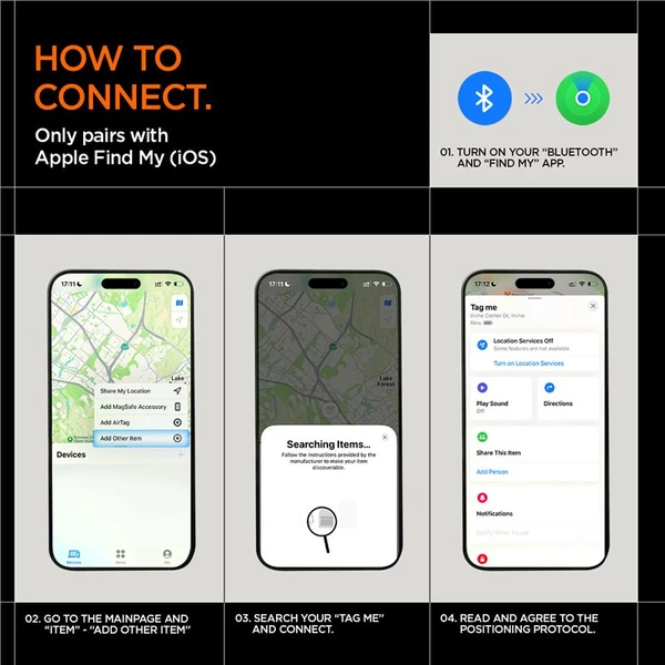 Spigen Bluetooth Tracker TagMe lokátor s Apple Find My čierny - Lokátory - Obrázok 46e296ad1b25403ba13d65142d793fa6