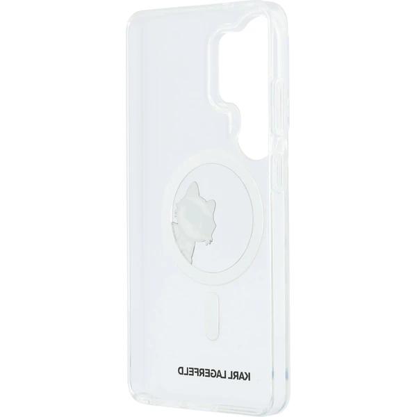 Karl Lagerfeld IML Choupette Peekaboo Logo magnetický kryt Samsung Galaxy S26 Ultra priehľadný - Puzdra - Obrázok 46e7137572e64fa29c5fcefd1f617d64