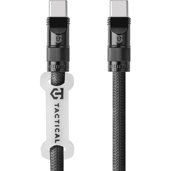 Tactical Wire Snake popruh s nabíjacím káblom USB-C 1,2m Black - Popruhy a crossbody - Obrázok 47001920319748f1ad32eb077f274301