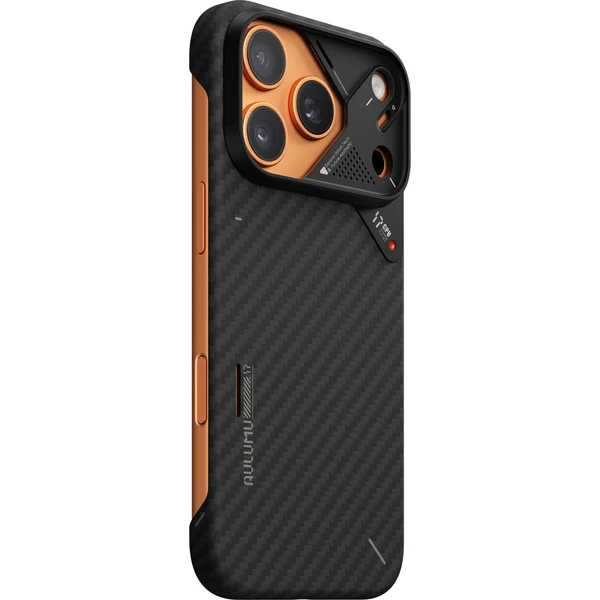 Aulumu A17 Aramidové vlákno MagSafe kryt iPhone 17 Pro Black - Puzdra - Obrázok 472f9d6b73f54065aad62d2caf488acf