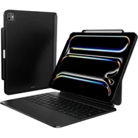 MAGEASY CoverBuddy Leather Black - iPad Air 11 2024 / iPad Pro 11" 2022 - Puzdra