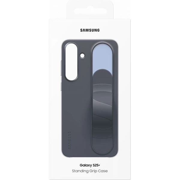 Samsung Standing Grip Case kryt s pútkom Galaxy S25+ čierny - Puzdra - Obrázok 47CC000J01