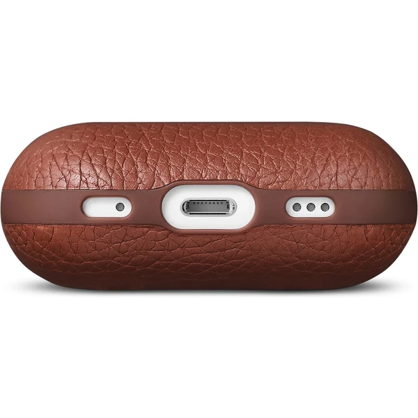 Woolnut Leather kožené puzdro pre AirPods Pro 2. generácia hnedé - Puzdra - Obrázok 47KR100501