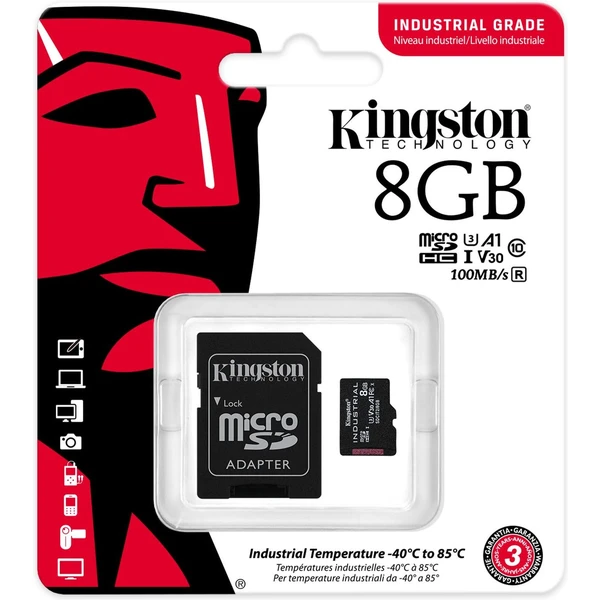 Kingston microSDHC Industrial - Pamäťové karty - Obrázok 47R2000P01