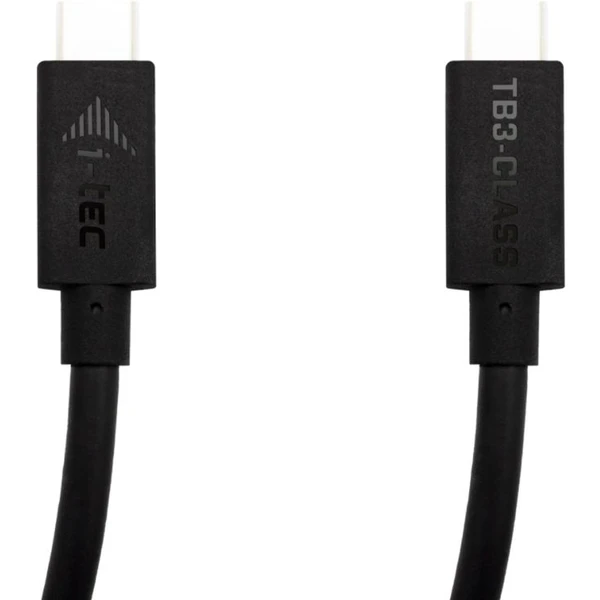 i-tec Thunderbolt 3 Trieda Kábel USB-C/USB-C napájací kábel 8K 100W 1,5m čierny - Káble a redukcie - Obrázok 47TWE00101