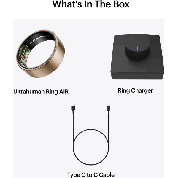 Ultrahuman Ring AIR šikovný prsteň veľ. 14 Rose Gold - Chytré prstene - Obrázok 47XM000K01