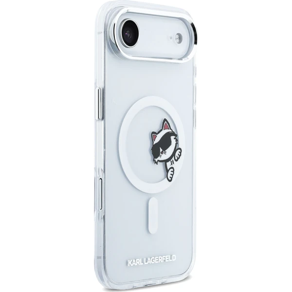 Karl Lagerfeld IML Choupette Peekaboo MagSafe kryt iPhone Air priehľadný - Puzdra - Obrázok 47aaee0f7c794cc18237b9f6a1242360