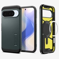 Spigen Tough Armor MagSafe kryt Google Pixel 10/10 Pro zelený - Puzdra