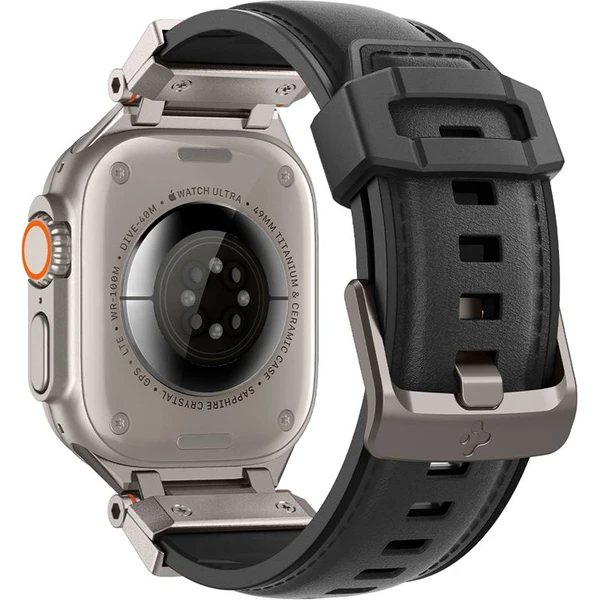 Spigen DuraPro Armor PU remienok Apple Watch Ultra 49/45/44/42mm čierny - Remienky - Obrázok 47d63aee0c6641faa1068236da039c3f
