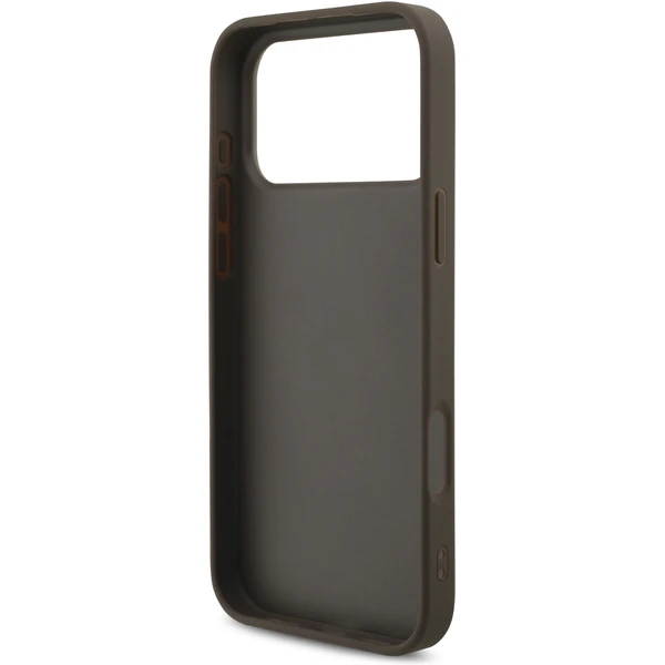 Guess PU 4G Metal Logo Strap kryt iPhone 17 Pro Max hnedý - Puzdra - Obrázok 47dbabb272114318a139d853ad22f6e8