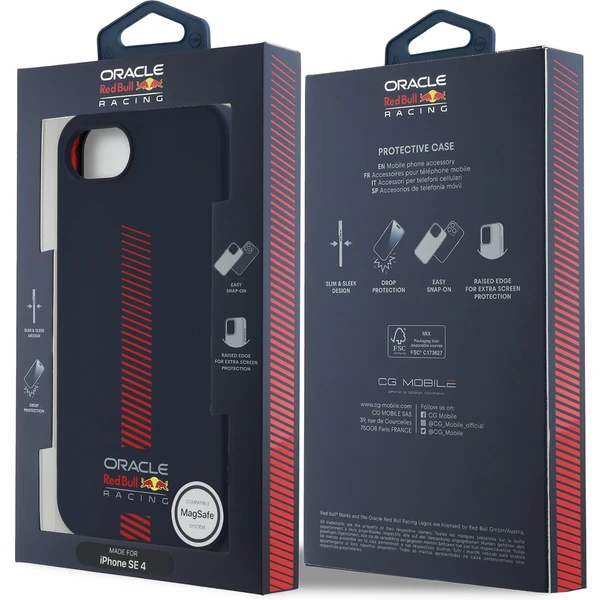 Oracle Red Bull Racing Silikónový Powerbar MagSafe kryt iPhone 17e/16e modrý - Puzdra - Obrázok 47e3b51485c44cc8b39084a31b2da0bc