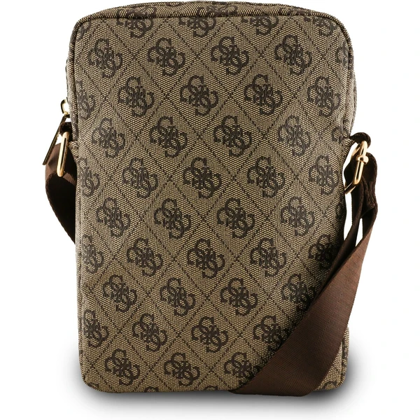 Guess PU 4G Triangle Logo taška 8" hnedá - Puzdra - Obrázok 47e6fff1da4a4ad89f9acbc6222b6864