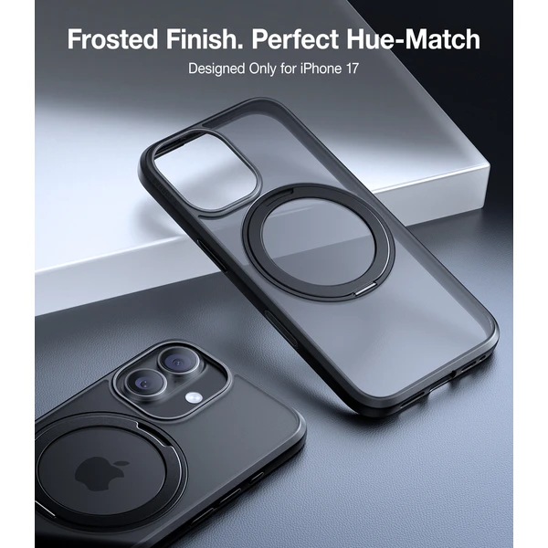 Torras Ostand Pro MagSafe kryt iPhone 17 čierny - Puzdra - Obrázok 48024659e5ce45c88198b4795693fed4