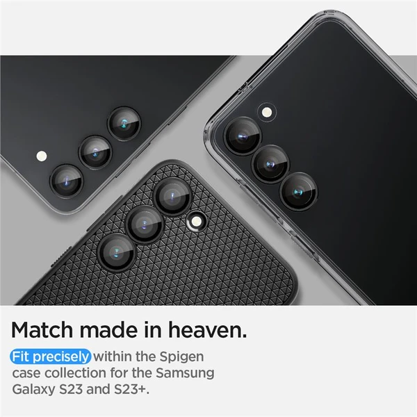 Spigen Glass EZ Fit Optik Pro 2 Pack sada skiel Samsung Galaxy S23/S23+/S24 - Ochranné fólie a sklo - Obrázok 4821000J01