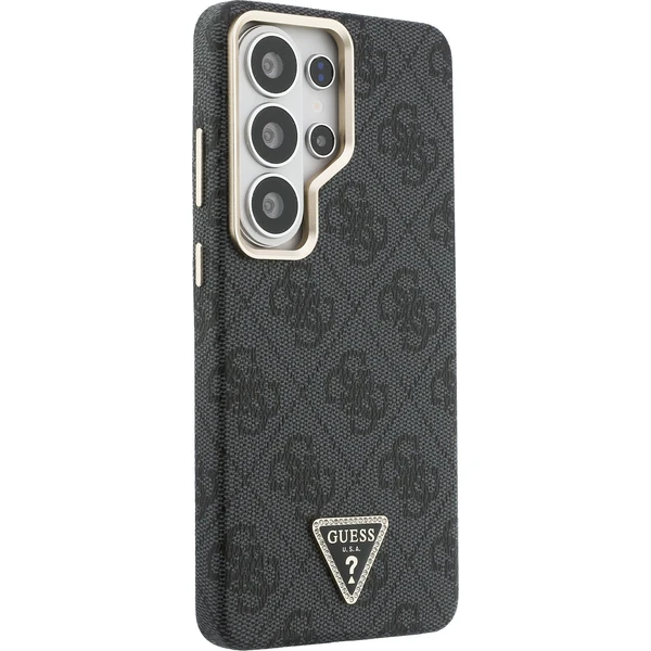 Guess PU Leather 4G Strass Trojuholníkové logo zlatý rám magnetický kryt Samsung Galaxy S26 Ultra si - Puzdra - Obrázok 482b9c64fa9d42779b1a93ded6b9087c