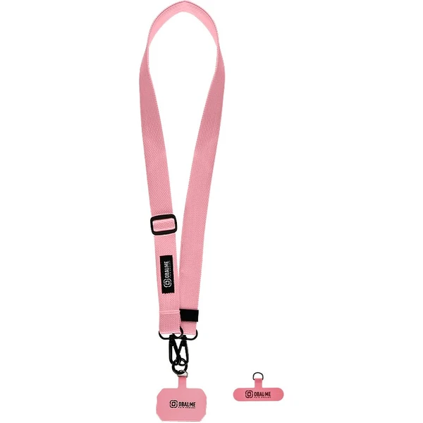 OBAL:ME NeckTag Ribbon popruh na telefón ružový - Popruhy a crossbody - Hlavný obrázok