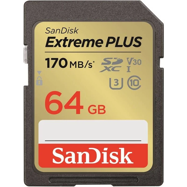SanDisk Extreme Plus SDXC 64GB - Pamäťové karty - Hlavný obrázok