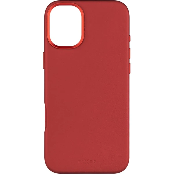 FIXED MagLeather kožený kryt s MagSafe Apple iPhone 16 Plus červený - Puzdra - Obrázok 4832ae4a26be4d41a756f602cee77590