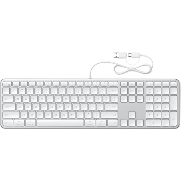 Satechi Slim LX3 drôtová klávesnica - US English - strieborná - Klávesnice - Hlavný obrázok