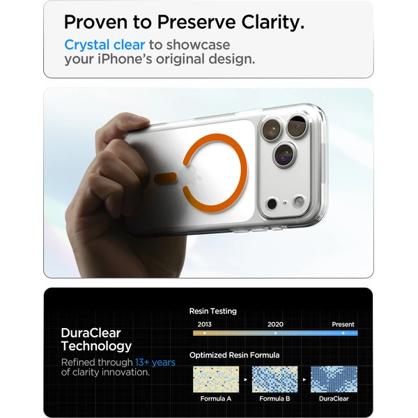 Spigen Ultra Hybrid MagSafe kryt iPhone 18 Pro Max/17 Pro Max priehľadná oranžová - Puzdra - Obrázok 48433d7d1b574a02a62d97e663e2b0a5