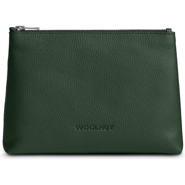 E-shop Woolnut Leather Pouch kožené púzdro tmavo zelené