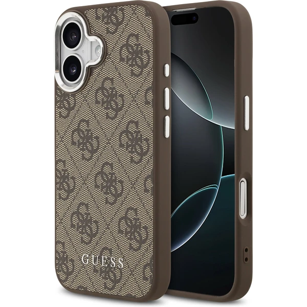 Guess 4G MagSafe kryt iPhone 17 hnedý - Puzdra - Hlavný obrázok