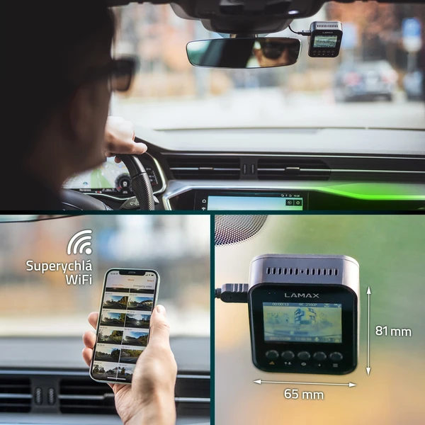LAMAX F10 GPS 4K autokamera čierna - Kamery - Obrázok 488ed891280747f89c4aeffbd778e1e4