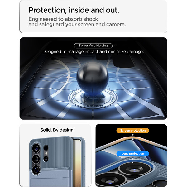 Spigen Slim Armor CS kryt Samsung Galaxy S26 Ultra modrý - Puzdra - Obrázok 488f0254bb224f69b36225b66d3527c7