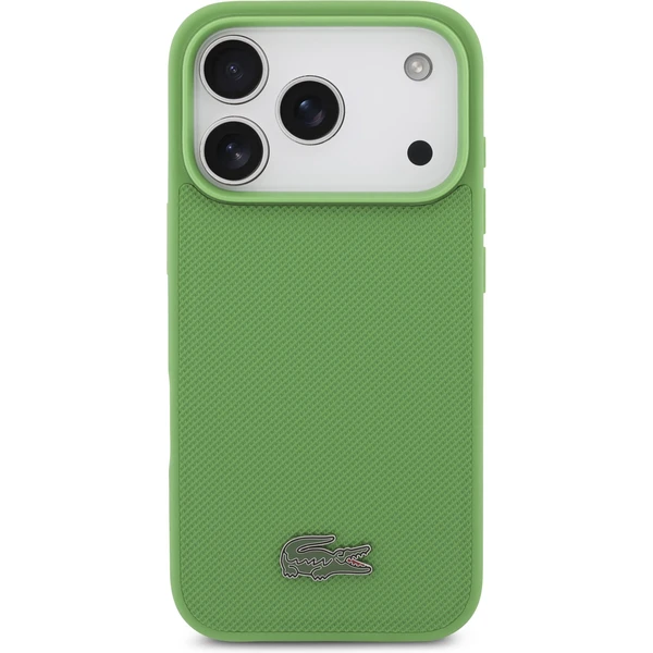 Lacoste Iconic Petit Pique MagSafe kryt + peňaženka iPhone 17 Pro zelený - Puzdra - Obrázok 4891d26d0c2e463c8fa720ae2333fa87
